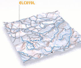 3d view of El Coyol