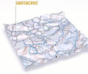 3d view of Santa Cruz