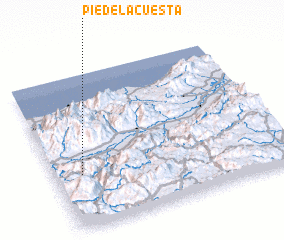 3d view of Pie de la Cuesta