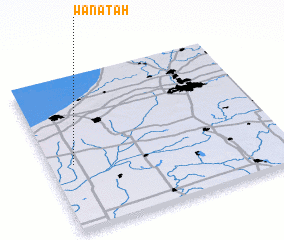 3d view of Wanatah