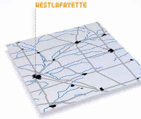 3d view of West Lafayette