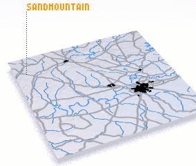 3d view of Sand Mountain