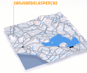 3d view of San Juan de Las Pencas