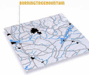 3d view of Burningtree Mountain