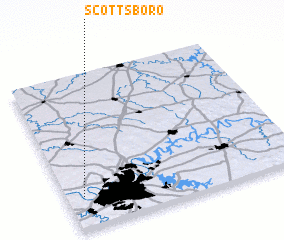 3d view of Scottsboro