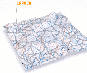 3d view of La Poza