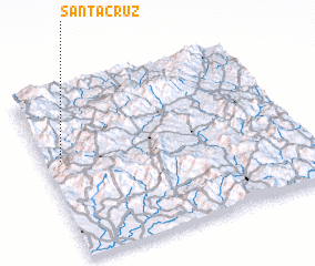 3d view of Santa Cruz