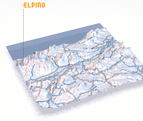 3d view of El Pino