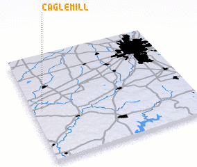 3d view of Cagle Mill