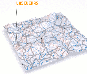 3d view of Las Cuevas