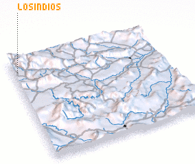 3d view of Los Indios