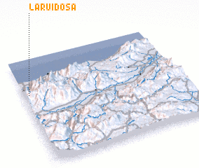 3d view of La Ruidosa