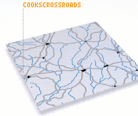 3d view of Cooks Crossroads