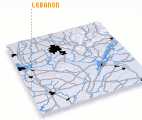 3d view of Lebanon