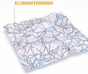 3d view of El Chagüite Grande