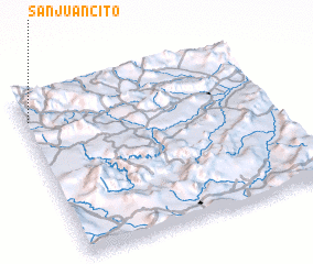 3d view of San Juancito