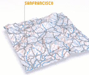 3d view of San Francisco