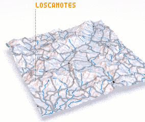 3d view of Los Camotes