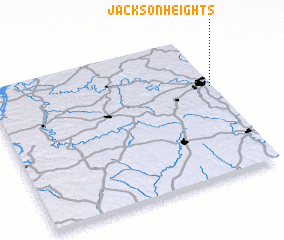 3d view of Jackson Heights