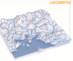 3d view of Los Cerritos