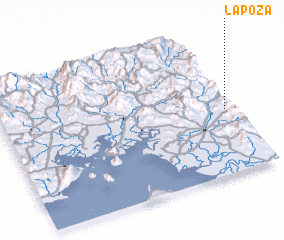 3d view of La Poza