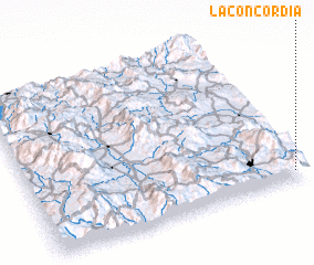 3d view of La Concordia