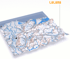 3d view of La Lama