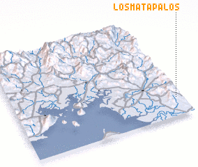 3d view of Los Matapalos