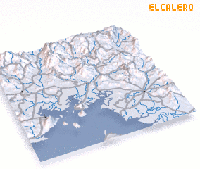 3d view of El Calero