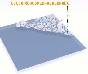 3d view of Colonia La Esperanza Grande