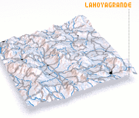 3d view of La Hoya Grande