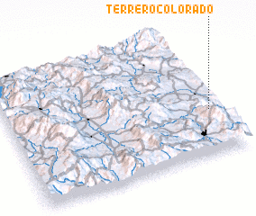 3d view of Terrero Colorado