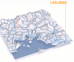 3d view of Los Lirios