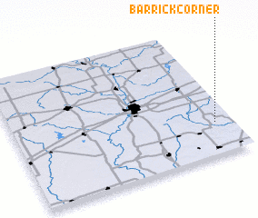 3d view of Barrick Corner