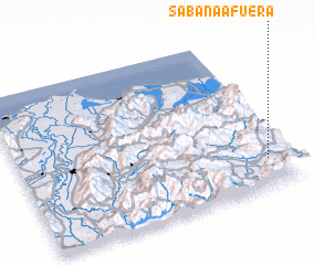 3d view of Sabana Afuera