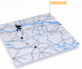 3d view of Shanghai