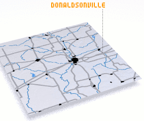 3d view of Donaldsonville