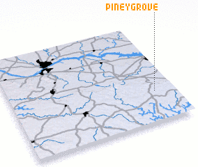 3d view of Piney Grove