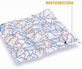 3d view of Monte Obscuro