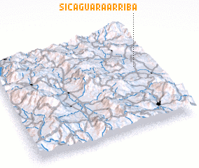 3d view of Sicaguara Arriba