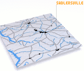 3d view of Sadlersville