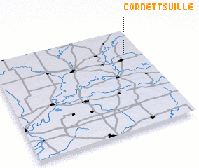 3d view of Cornettsville