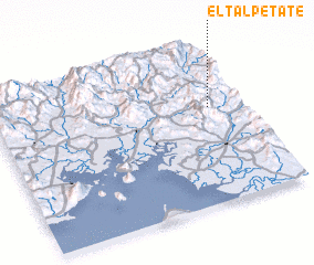 3d view of El Talpetate