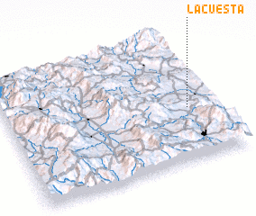 3d view of La Cuesta