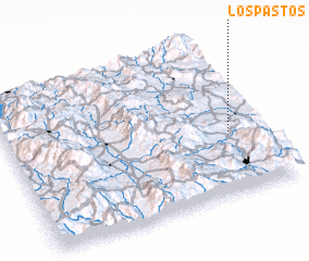 3d view of Los Pastos