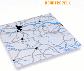 3d view of Mount Rozell