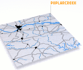 3d view of Poplar Creek