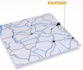 3d view of Bodenham