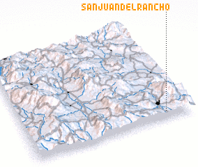 3d view of San Juan del Rancho