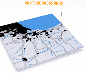 3d view of Porter Crossroads